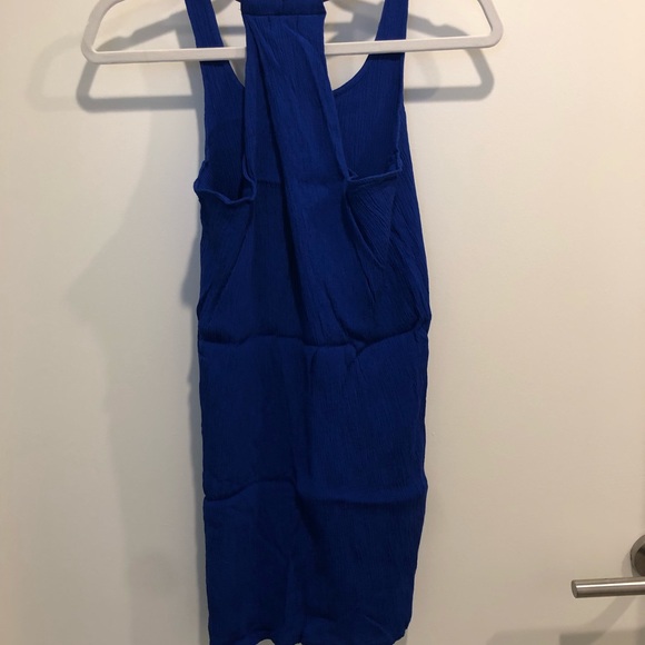 Splendid Dresses Splendid Crinkle Gauze Tank Dress In Cobalt Blue Poshmark